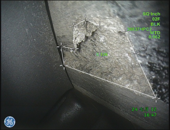 3D测量法测量涂层丢失面积