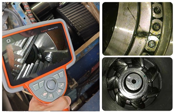 韦林工业内窥镜检测风电齿轮箱