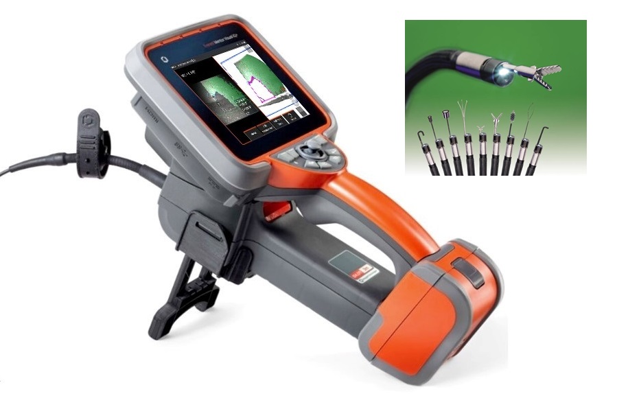 内置机械手通道的高清智能三维测量孔探设备