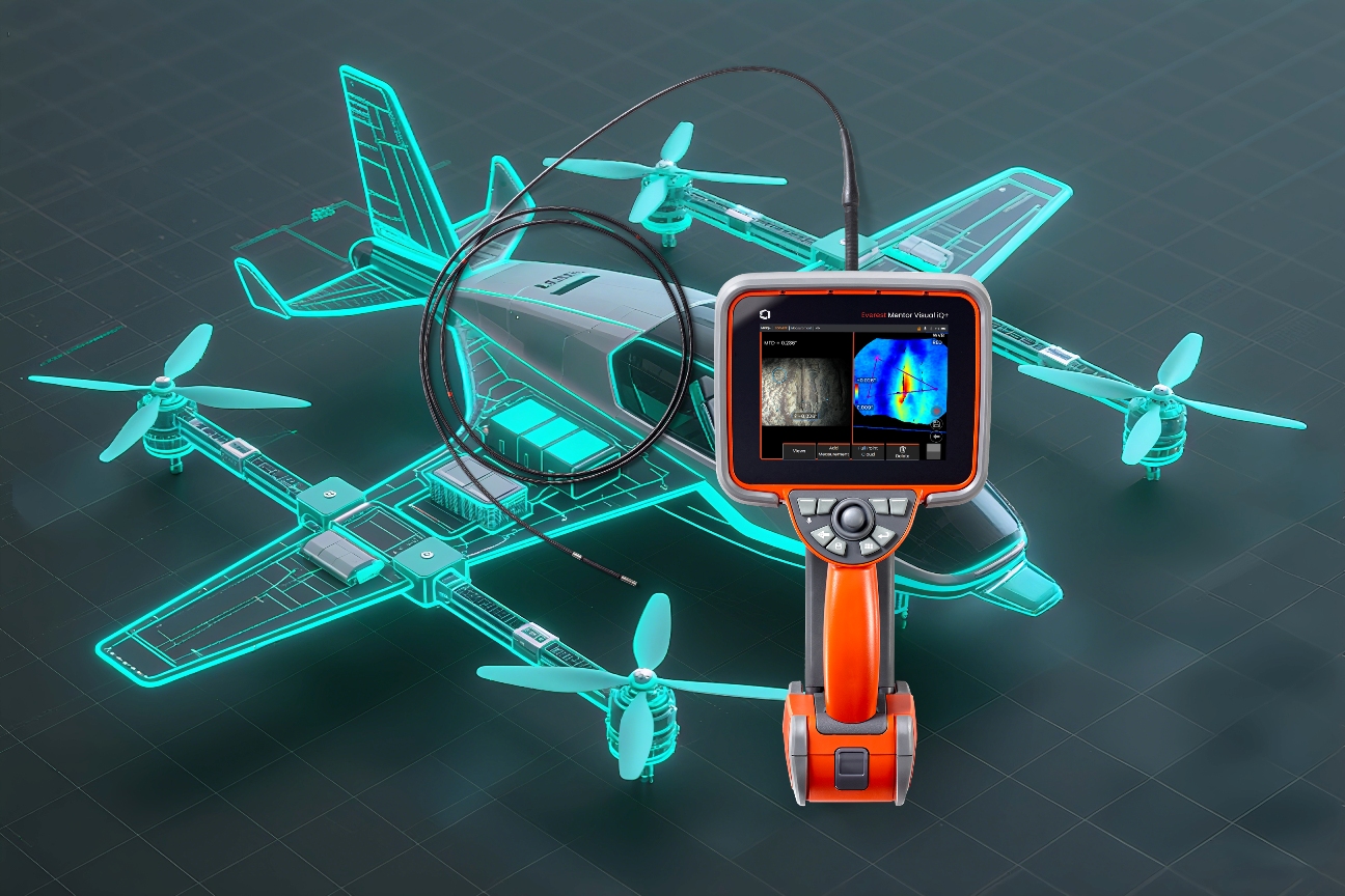 韦林MVIQ+工业视频内窥镜在eVTOL中的应用