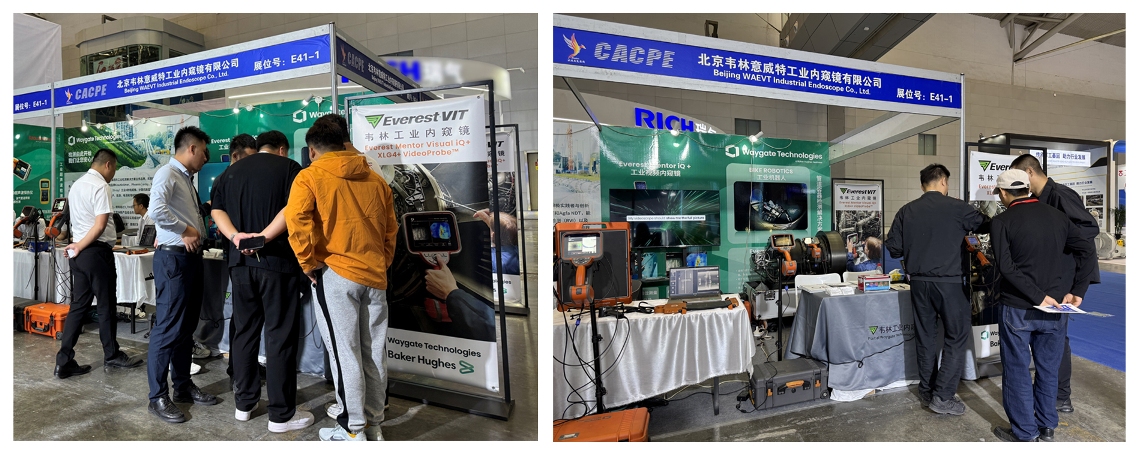 各界嘉宾莅临韦林展位，沟通交流