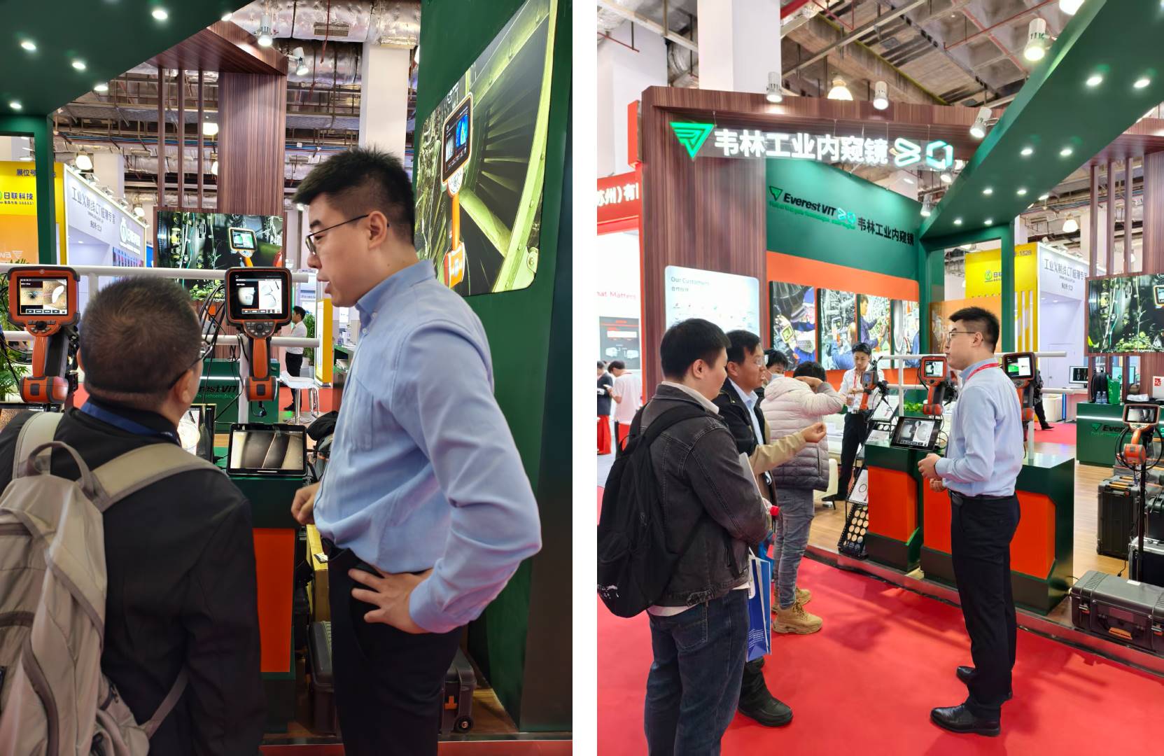 韦林工业内窥镜产品吸引大量客户关注